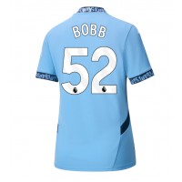 Maglia Calcio Manchester City Oscar Bobb #52 Prima Divisa Donna 2024-25 Manica Corta